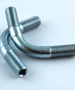 Zugbogen 31,00 mm x30,22 mm  beidseitig M6 x 0,75 mm 95 ° gewinkelt Stahl verzinkt