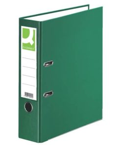 Ordner A4 Q-Connect, 8cm, PP, grün