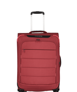 Travelite Skaii Trolley M, Weichgepäck, Abendrot 4 Rollen