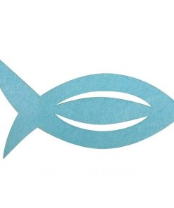 Filz Manschette für Servietten, Fisch