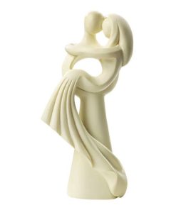 Hochzeitspaar Tortenfigur, creme, 10 cm