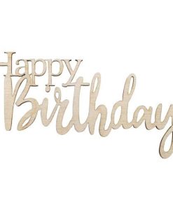 Holz Schrift Happy Birthday