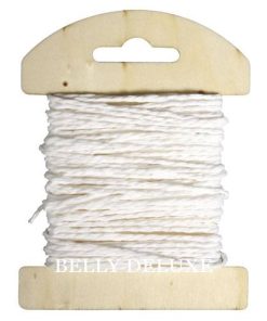 Papierkordel weiß, 10m