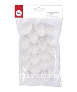 Plastik Eier, 20 Stück